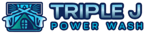Triple J Power Wash Logo WHT